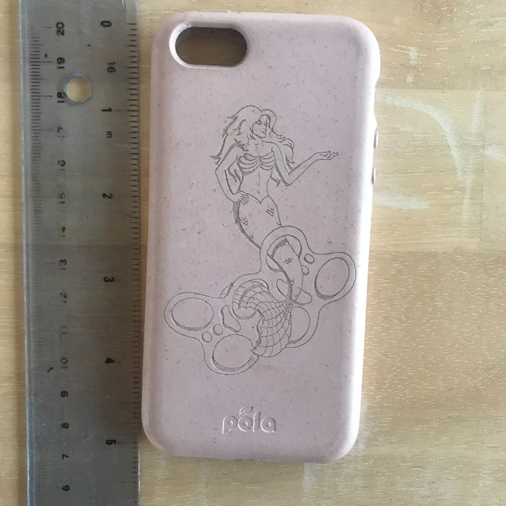 Pela Case-Pale Pink Trash Mermaid-iPhone Apple SE